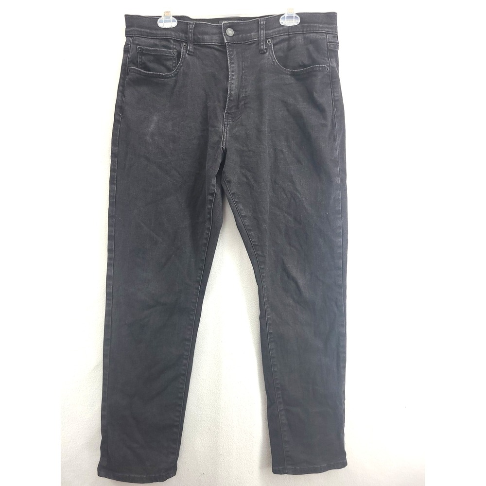 Lucky Brand Jeans 410 Athletic Straight 34X30 Black Jeans